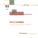 "Chip Potts (Disney's Beauty And The Beast)" {Orange Briefs with Blue waistband}