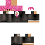 Pink hair tux