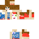 girl with rainbow paw print shirt