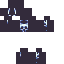 Deer ghost skull pixel art