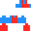 Blue and Red Blob
