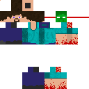 Steve with zombie mask