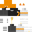 Orange Bartender Kitty