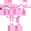 Girl Pink Axolotl Skin (Human Player Mobs)