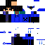 Blue hoodie skin
