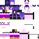 girly purpl and purple socks