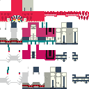 Akaza [ infinit castle ] minecraft skin upper moon three