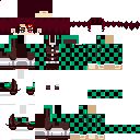 Tanjiro infinit castle minecraft skin