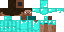 Backwards diamond armored Steve skin