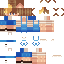 Blue overalls skin