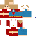 DCU Superman Minecraft Movie 2025 Supergirl