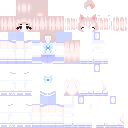 アイドルが着てそうな服着た少女