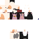 CAT SKIN / PINK HOODIE