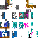 Endermen take over (hint take off the shirt and look under it)