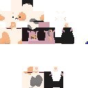 PINK HOODIE CAT SKIN