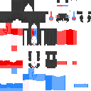 -❤️Red And Blue Girl Skin💙-