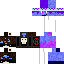 BLU3T00TH (MY MAIN MINECRAFT SKIN REDESIGN!)