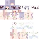 Pink and Purple Mermaid