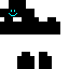 black neon blue smiley face