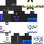 male blue ender evile smile