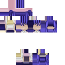 My art as an Minecraft skin fr