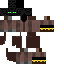 Enderman Villager with Long Robe [Rolled up sleeves with Brassy Workgloves