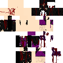 Girl covered in blood