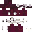 Red Pink purple gold demon girl