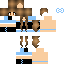 Girl In Minecraft Light Blue