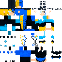 Invincible Series: Yellow & Blue/Black & Blue