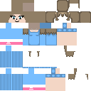 Anime girl wearing blue dress