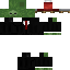 Zombie skin with a suit and bed hat