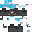 Blue-haired Elf Minecraft skin
