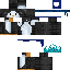Penguin with bandana (fire hand)