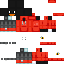 Hive Style Penguin in Red Hoodie (wide arms)