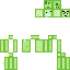 the slime ( green)