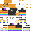 fox with a rainbow hoddie